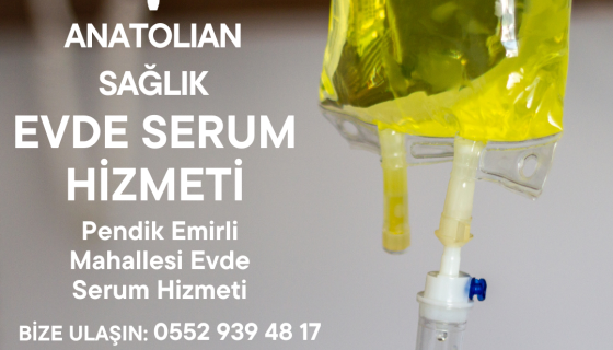 Pendik Emirli Mahallesi Evde Serum Hizmeti