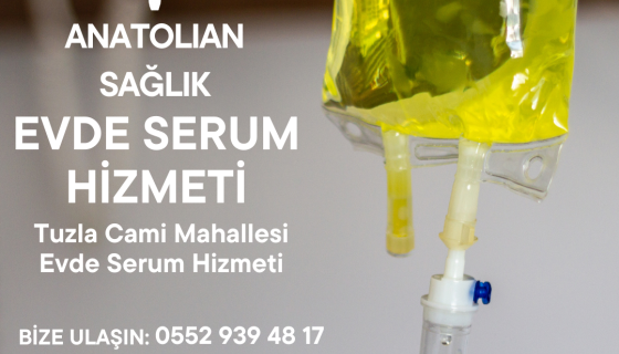 Tuzla Cami Mahallesi Evde Serum Hizmeti